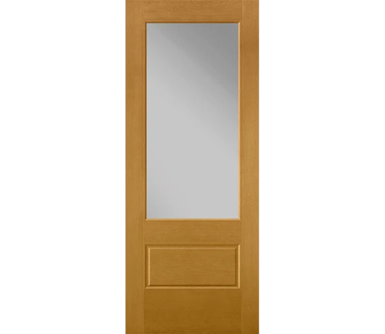 Jacksonville 3 Quaters Light Fiberglass Entry Door